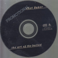 Chet Baker: The Art Of The Ballad w/ Promo Stamp