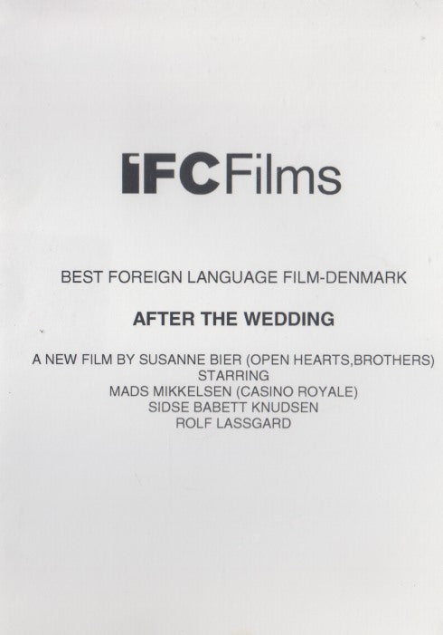 After The Wedding FYC