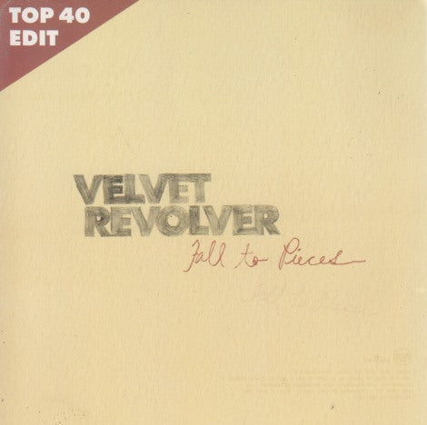 Velvet Revolver: Fall To Pieces: Top 40 Edit 2-Track Promo