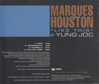 Marques Houston: Like This 4-Track Promo w/ Back Artwork