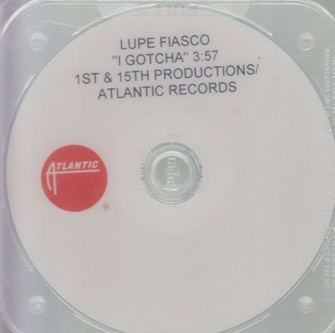 Lupe Fiasco: I Gotcha 1-Track Promo w/ No Artwork