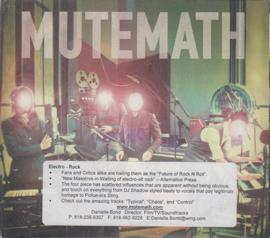 Mutemath: Mutemath 2-Disc Set w/ Hype Sticker