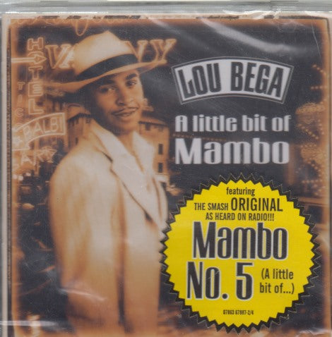 Lou Bega: A Little Bit Of Mambo w/ Hype Sticker, Drill Hole, & Cracked Case