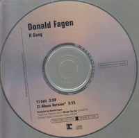 Donald Fagen: H Gang 2-Track Promo w/ Back Artwork