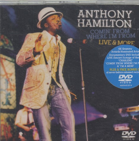 Anthony Hamilton: Comin' From Where I'm From: Live & More 2-Disc Set w/ Hype Sticker & Damaged Case