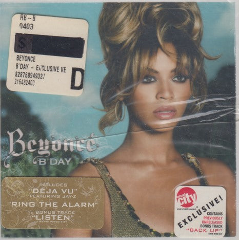 Beyonce: B'day Circuit City Exclusive w/ Hype Sticker & Cracked Case