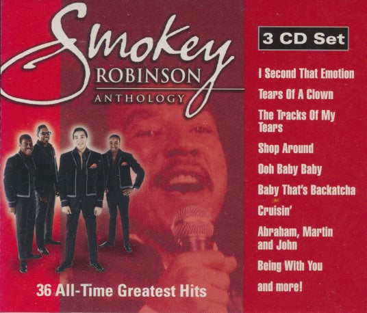 Smokey Robinson: Anthology: 36 All-Time Greatest Hits 3-Disc Set