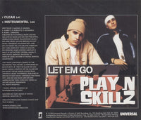 Play N Skillz: Let Em Go 2-Track Promo w/ Back Artwork