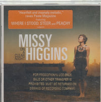 Missy Higgins: On A Clear Night Promo w/ Hype Sticker & Cracked Case