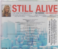 Lisa Miskovsky: Still Alive: The Remixes 5-Track Promo w/ Licensing Sticker & Cracked Case