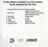 Tyler Perry's Daddy's Little Girls: Music Inspired By The Film: Sampler 7-Track Promo w/ Front Artwork