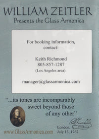 William Zeitler Presents The Glass Armonica