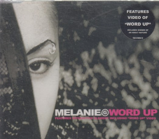 Melanie G: Word Up 3-Track Maxi-Single w/ Hype Sticker