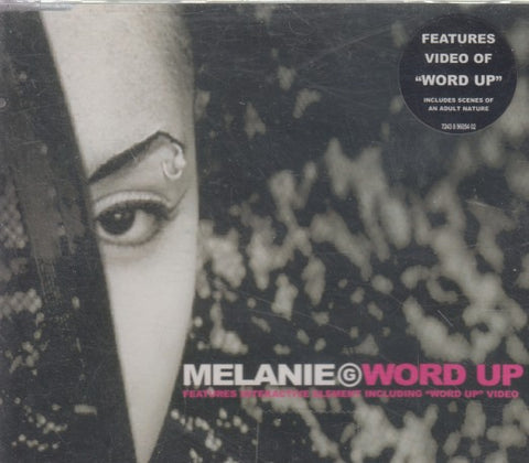Melanie G: Word Up 3-Track Maxi-Single w/ Hype Sticker