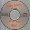 Whitney Houston: We Didn't Know 3-Track Promo w/ No Artwork