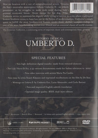 Vittorio De Sica's Umberto D. The Criterion Collection w/ Booklet