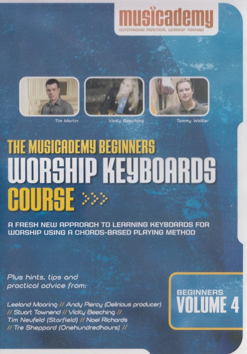 The Musicademy Beginners Worship Keyboards Course Volume 4