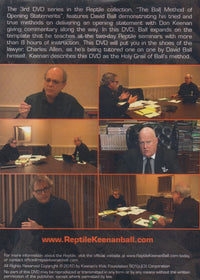 The Reptile: The Ball Method Of Opening Statements 7-Disc Set