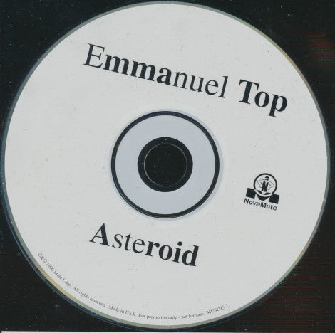 Emmanuel Top: Asteroid 8-Track Promo w/ Sticker & Back Artwork - NeverDieMedia