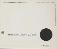 Emmanuel Top: Asteroid 8-Track Promo w/ Sticker & Back Artwork - NeverDieMedia