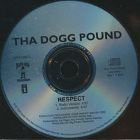 Tha Dogg Pound: Respect 2-Track Promo w/ Back Artwork