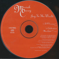 Mariah Carey: Joy To The World 2-Track Promo w/ Back Artwork