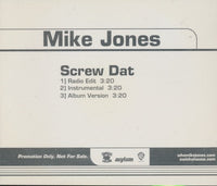 Mike Jones: Screw Dat 3-Track Promo w/ Back Artwork