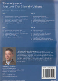 The Great Courses: Thermodynamics: Four Laws That Move The Universe 4-Disc Set