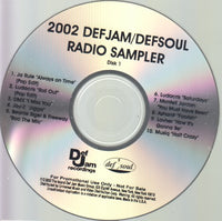 Def Jam / Def Soul: 2002 Radio Sampler 22-Track 2-Disc Set Promo w/ Back Artwork