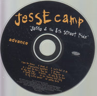 Jesse Camp: Jesse & The 8th Street Kidz 14-Track Advance Promo w/ Back Artwork