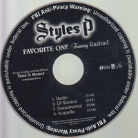 Styles P: Favorite One 4-Track Promo w/ Back Artwork