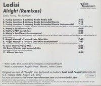 Ledisi: Alright (Remixes) 11-Track Promo w/ Back Artwork