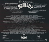 Mobb Deep: Temperature's Rising / Still Shinin' 8-Track Promo w/ Back Artwork