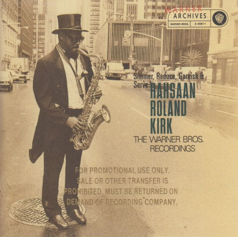 Rahsaan Roland Kirk: Simmer, Reduce, Garnish & Serve: The Warner Bros. Recordings Promo Stamped