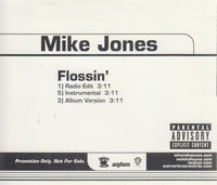 Mike Jones: Flossin' 3-Track Promo w/ Back Artwork