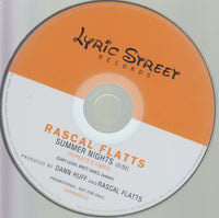 Rascal Flatts: Summer Nights 3-Track Promo w/ Back Artwork