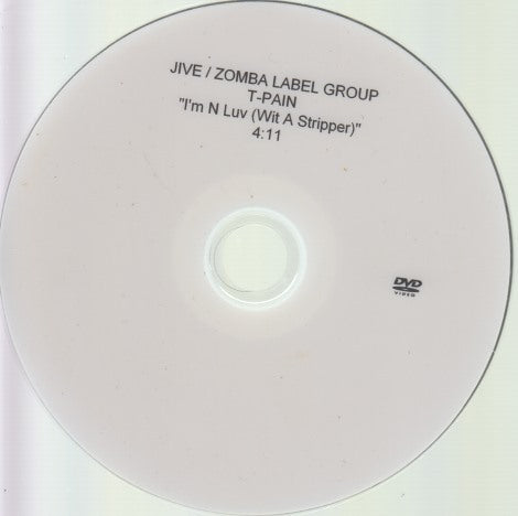 T-Pain: I'm N Luv (Wit A Stripper) 1-Track Promo