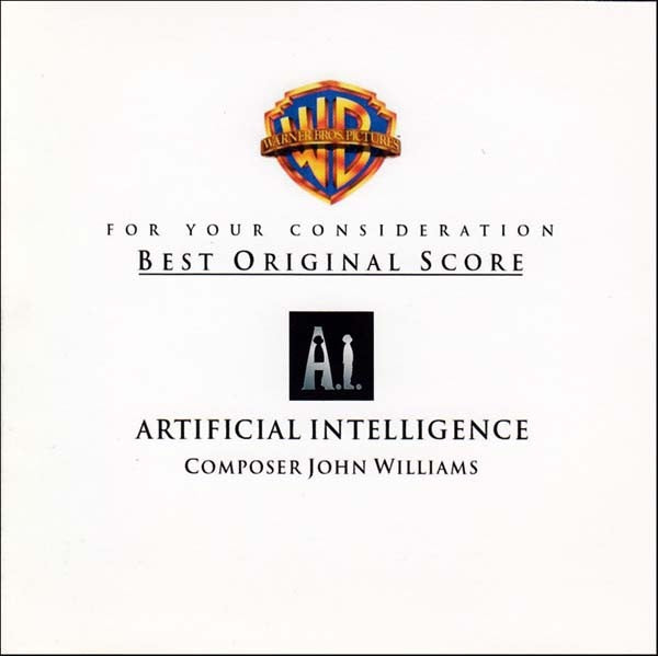 A.I.: Artificial Intelligence: Best Original Score 29-Track 2-Disc Promo w/ Front Artwork