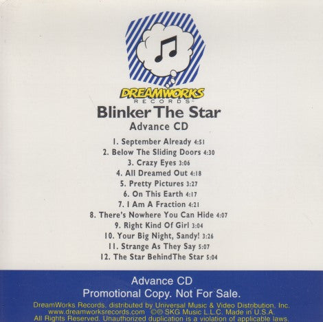 Blinker The Star: August Everywhere 12-Track Advance Promo