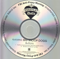 Pussycat Dolls: Buttons 2-Track Promo w/ Back Artwork