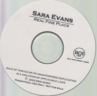 Sara Evans: Real Fine Place 13-Track Advance Promo w/ Front Artwork