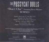 The Pussycat Dolls Featuring Busta Rhymes: Don't Cha (Remixes) 6-Track Promo