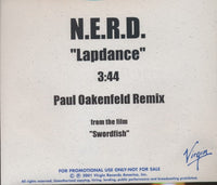 N.E.R.D.: Lapdance: Paul Oakenfeld Remix 1-Track Promo w/ Back Artwork
