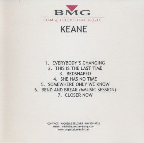 Keane: Hopes And Fears 7-Track Promo