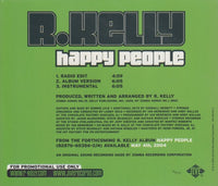 R. Kelly: Happy People 3-Track Promo w/ Back Artwork
