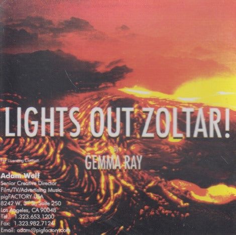 Gemma Ray: Lights Out Zoltar! / The Leader 16-Track Promo Synch & Master