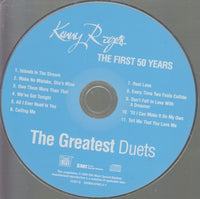 Kenny Rogers: The First 50 Years: The Greatest Duets w/ Back Artwork