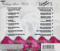 Sound Choice Karaoke StarSeries: Wedding Music Vol. 15