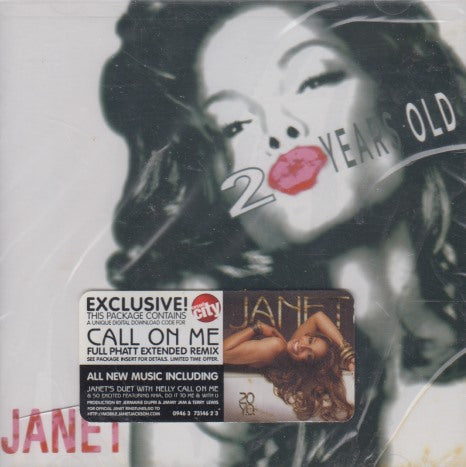 Janet Jackson: 20 Y.O. w/ Hype Sticker, Damaged Artwork, & Cracked Case