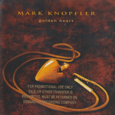 Mark Knopfler: Golden Heart Promo Stamped